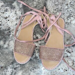 🌔ASOS sandals size 6 bubble gum pink